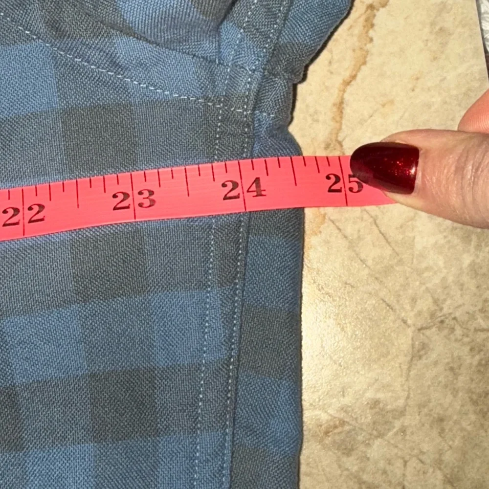 👔 J.Crew Slim Fit Blue Buffalo Check Oxford Shirt XL
